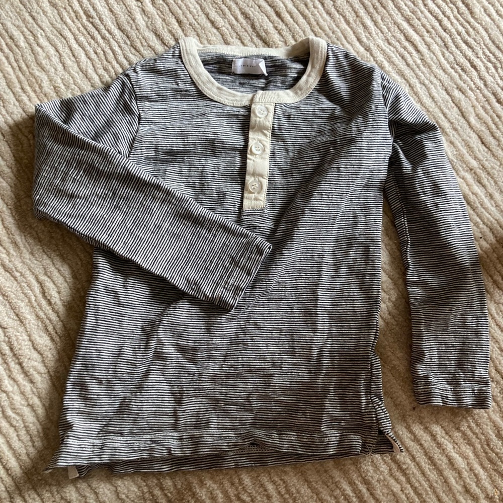Jamie Kay boys striped Henley